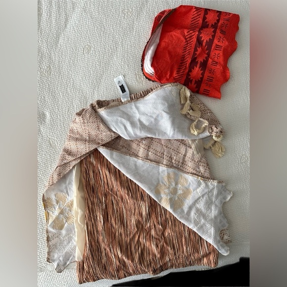 Disney: Girls Moana Dress (Costume)- Size 13-14 - Picture 7 of 16